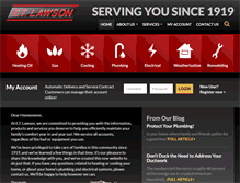 Tablet Screenshot of etlawson.com